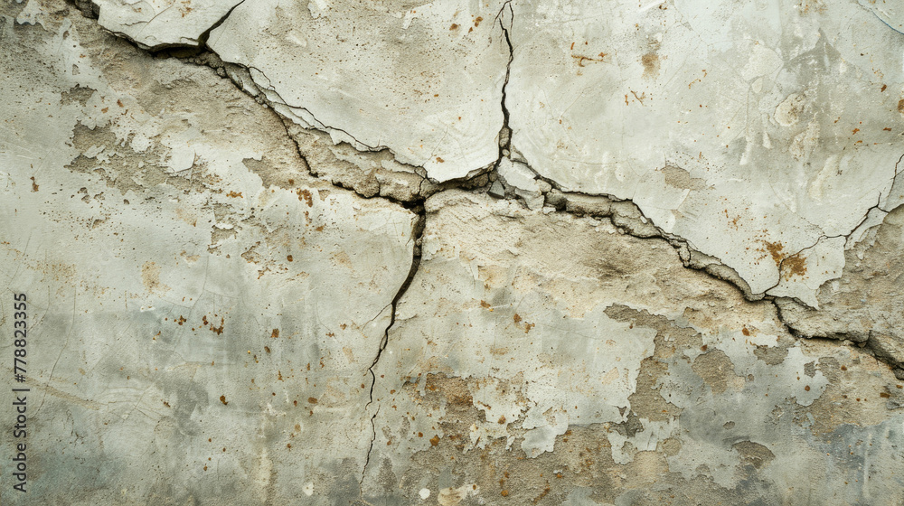Obraz premium Cracked Cement Wall Background