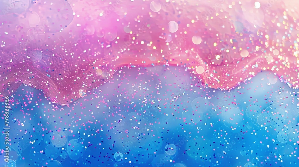 blue and pink background