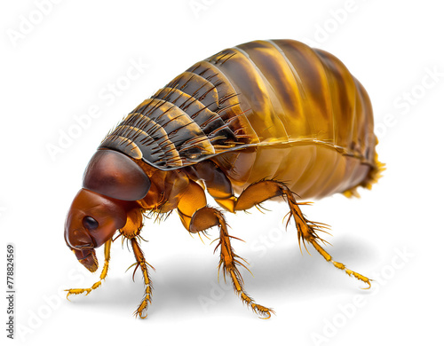 Flea bug isolated on transparent background