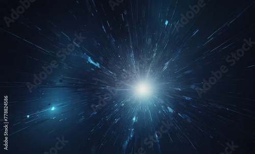 cosmic abstraction, rays, space