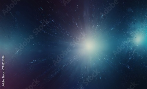 cosmic abstraction, rays, space