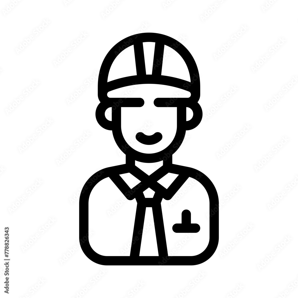 engineer line icon engineer line icon