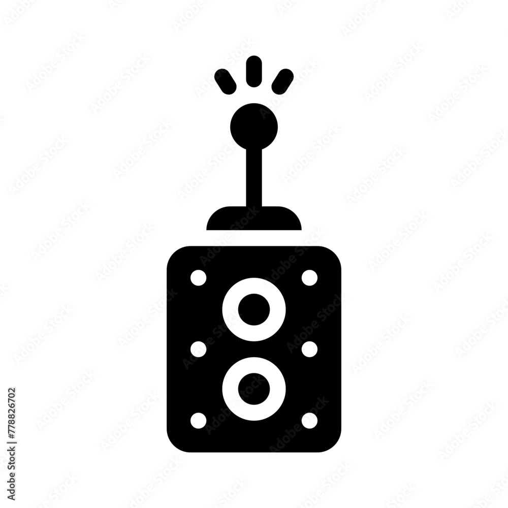 Obraz premium controller glyph icon