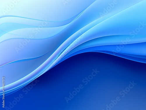 Blue fuzz abstract background, in the style of abstraction creation, stimwave, precisionist lines with copy space wave wavy curve fluid design