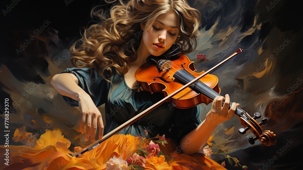 Bring the symphony of senses to life with a frontal image of an artwork that stimulates touch smell