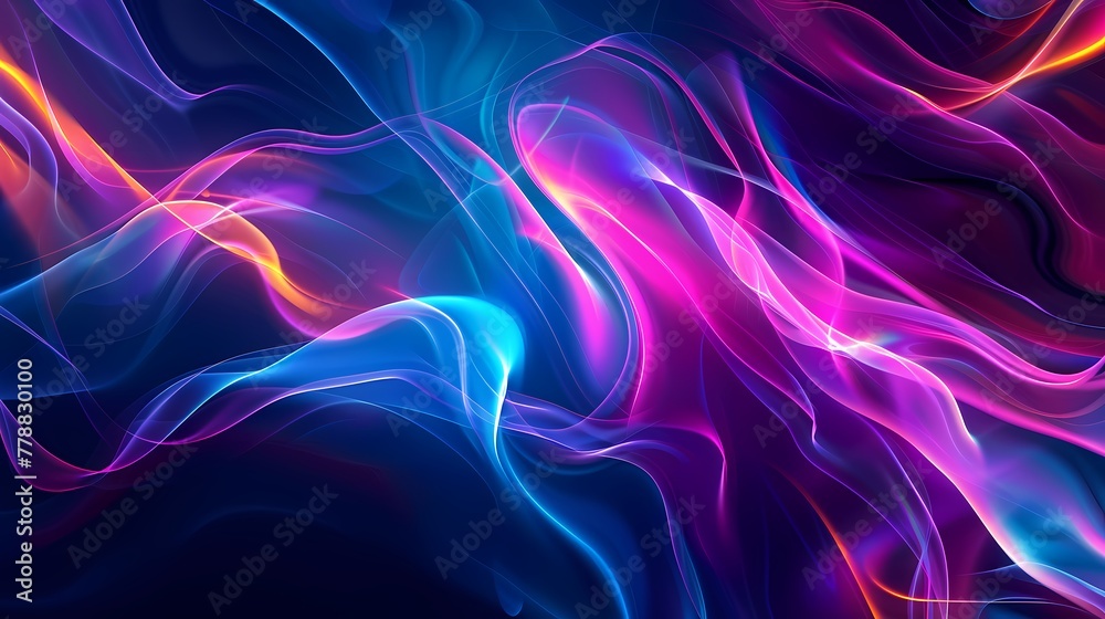 Obraz premium Flowing Energy Lines