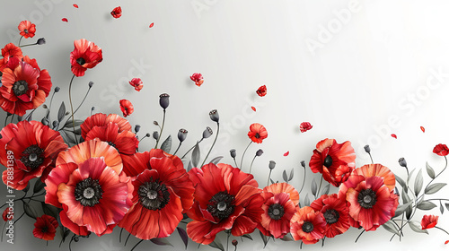 Remembrance Day - a beautiful and symbolic banner symbolizing the memory of the fallen. 1939-1945.  © Сергей Шипулин