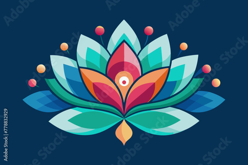 abstract-lotus-flower-icons-vector--whit-background 