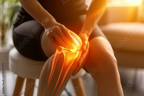 Common causes of knee joint pain: injuries, cartilage wear, inflammation photo