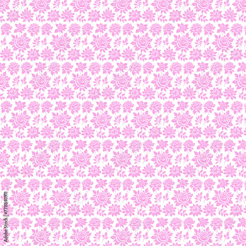 Vector rose flower pattern design flat vector pattern design, use mog design, bord design and t shirt design  © graphicartstore26