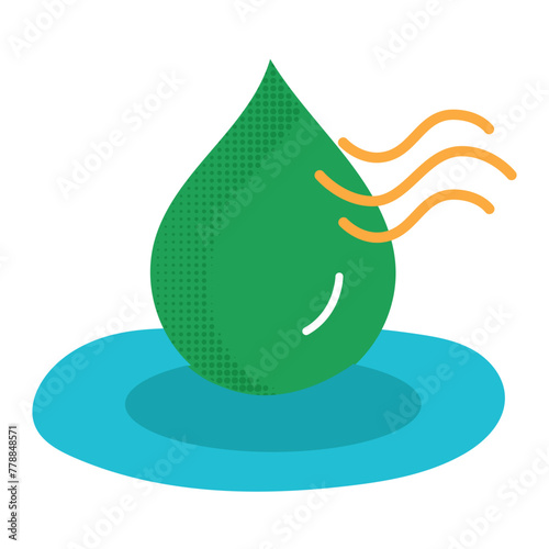 Promote clean air and water with this icon, emphasizing the importance of environmental health and advocating for measures to ensure access to clean and safe resources.