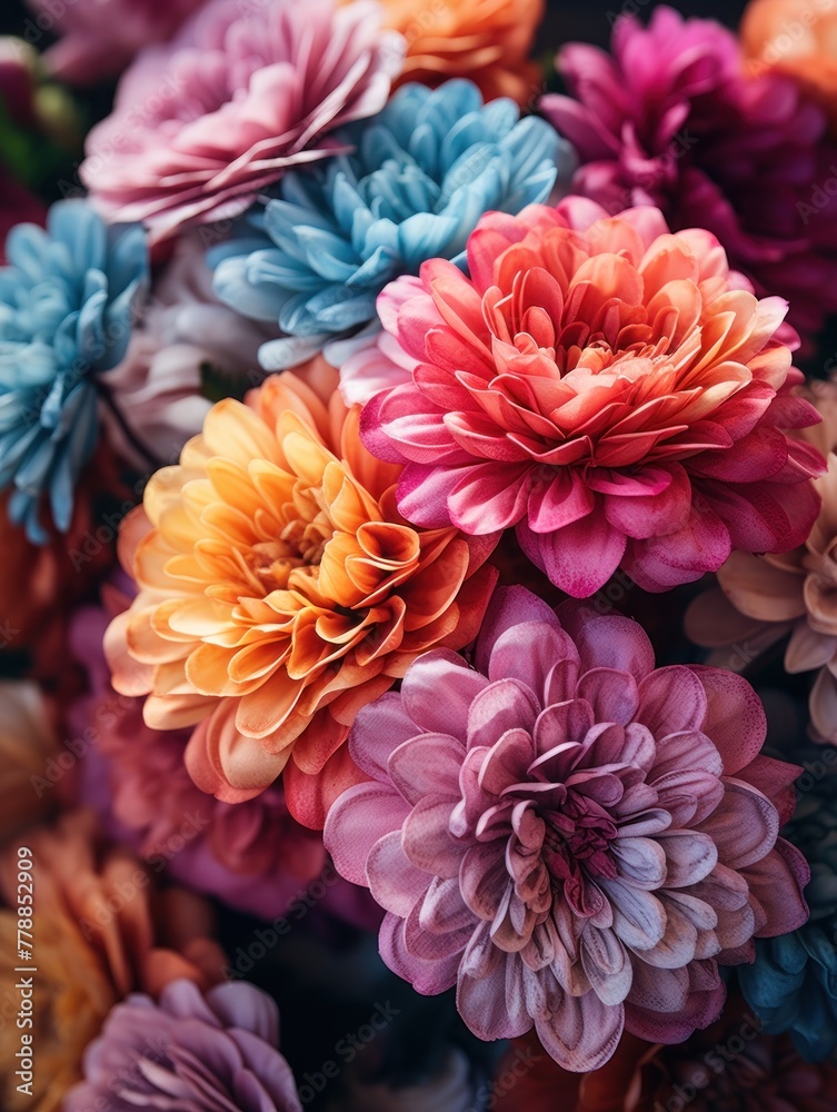 colorful flower design UHD Wallpaper