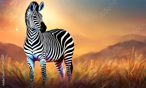 Zebras in the morning