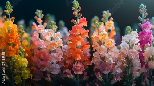 Vibrant Snapdragons in Documentary and Editorial Photography A Colorful Floral Narrative