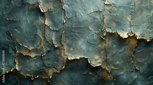 Aged rustic metal texture with peeling paint