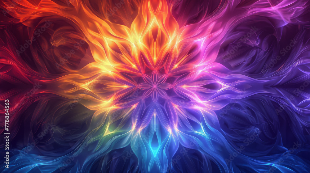 Vibrant Abstract Spectrum Flame Background Vibrant Abstract Spectrum Flame Background