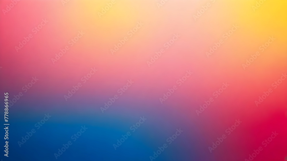 Grainy noise texture yellow, blue, and pink gradient background