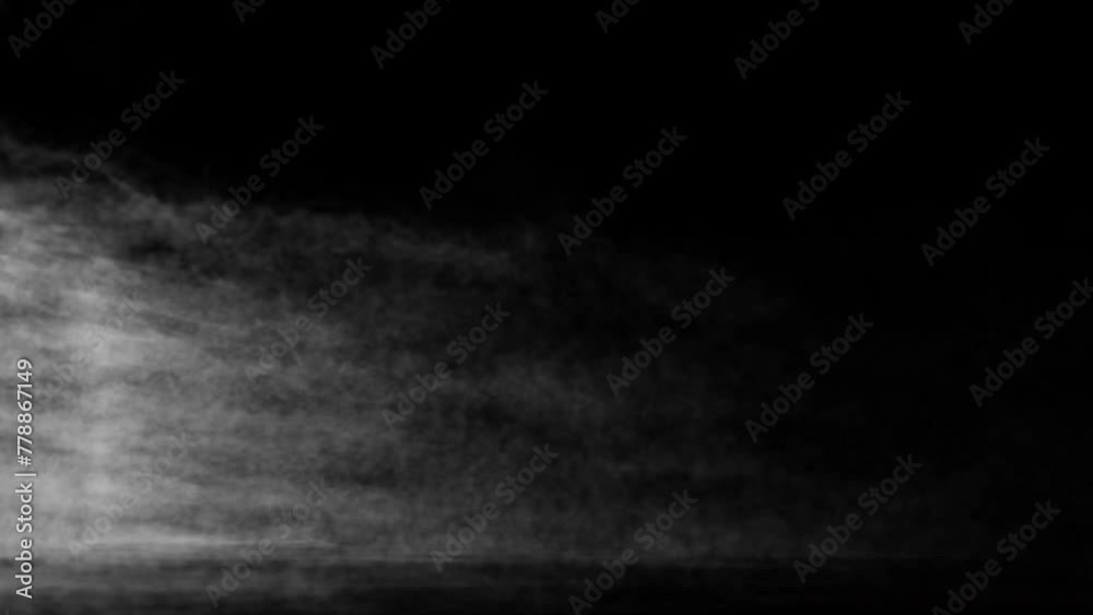 Motion fog on black background Motion fog on black background