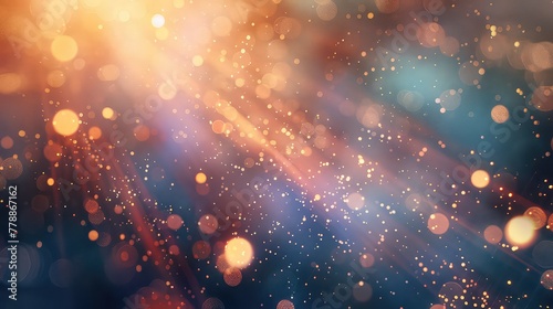 dreamy particle texture with shimmering bokeh on a festive background, Vibrant hues swirl in a mesmerizing dance, as 