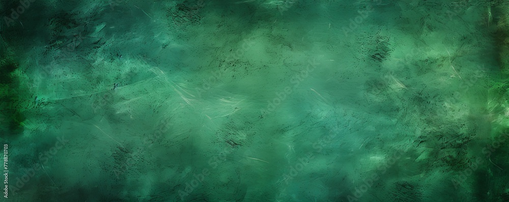 Green dust and scratches design. Aged photo editor layer grunge abstract background - obrazy, fototapety, plakaty 