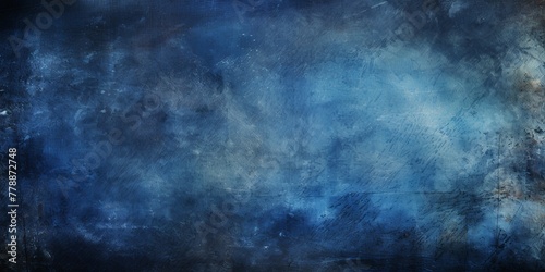 Indigo dust and scratches design. Aged photo editor layer grunge abstract background