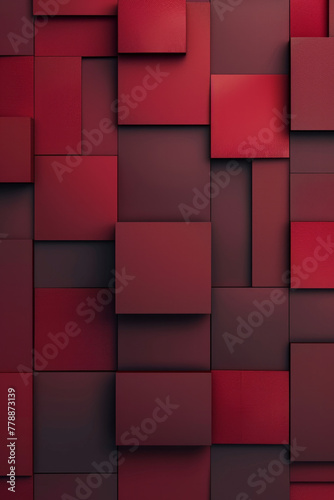 Abstract dark color theme with square matte element for background