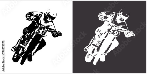 IIlustration Vector graphics of Motorcycle icon