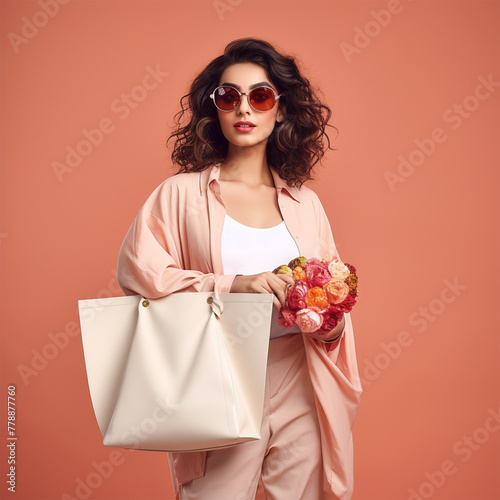 woman with a gift