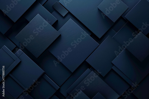 Abstract dark color theme with square matte element for background 