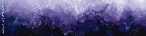 Electric lavender and deep indigo merge, painting a dreamlike abstract tapestry in hues of twilight.