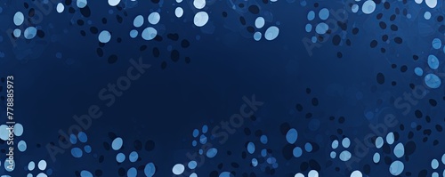 Indigo paw prints on a background, minimalist backdrop pattern with copy space for design or photo, animal pet cute surface 