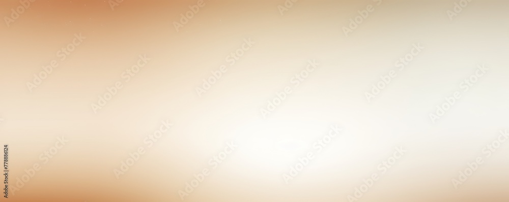 Beige white glowing grainy gradient background texture with blank copy space for text photo or product presentation 