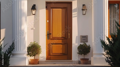 Inviting Modern Entry  Front Door Sets Positive Tone for Apartment Welcome