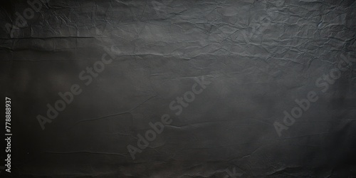 Black paper texture cardboard background close-up. Grunge old paper surface texture with blank copy space for text or design