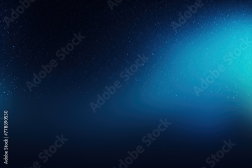 Blue black glowing grainy gradient background texture with blank copy space for text photo or product presentation 