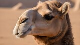 A-Camels-Ears-Perked-Up-Attentively-