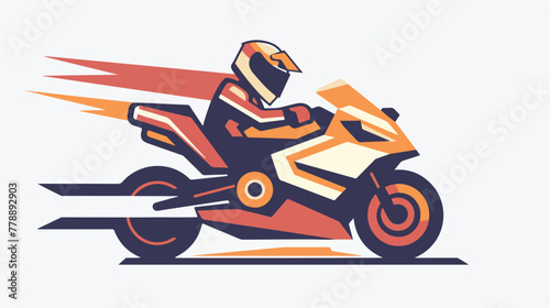 Motorsport glyph icon illustration vector graphic. © iclute4