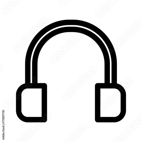 ear muffs icon or logo isolated sign symbol vector illustration - high quality black style vector icons