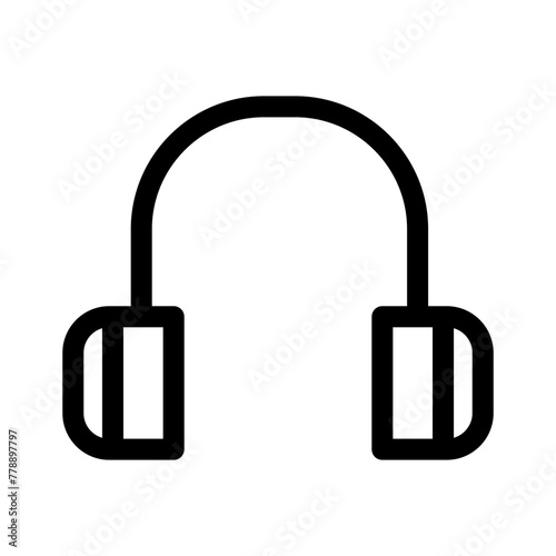 ear muffs icon or logo isolated sign symbol vector illustration - high quality black style vector icons
