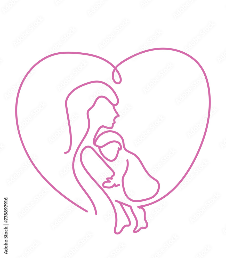 I love mom pattern, mothers day pattern texture vector illustration I love mom pattern, mothers day pattern texture vector illustration