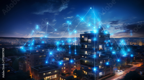 Smart cities connect abstract points, while big data connects the concept of the Internet economy. #778897901