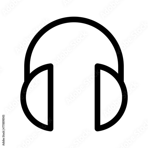 ear muffs icon or logo isolated sign symbol vector illustration - high quality black style vector icons