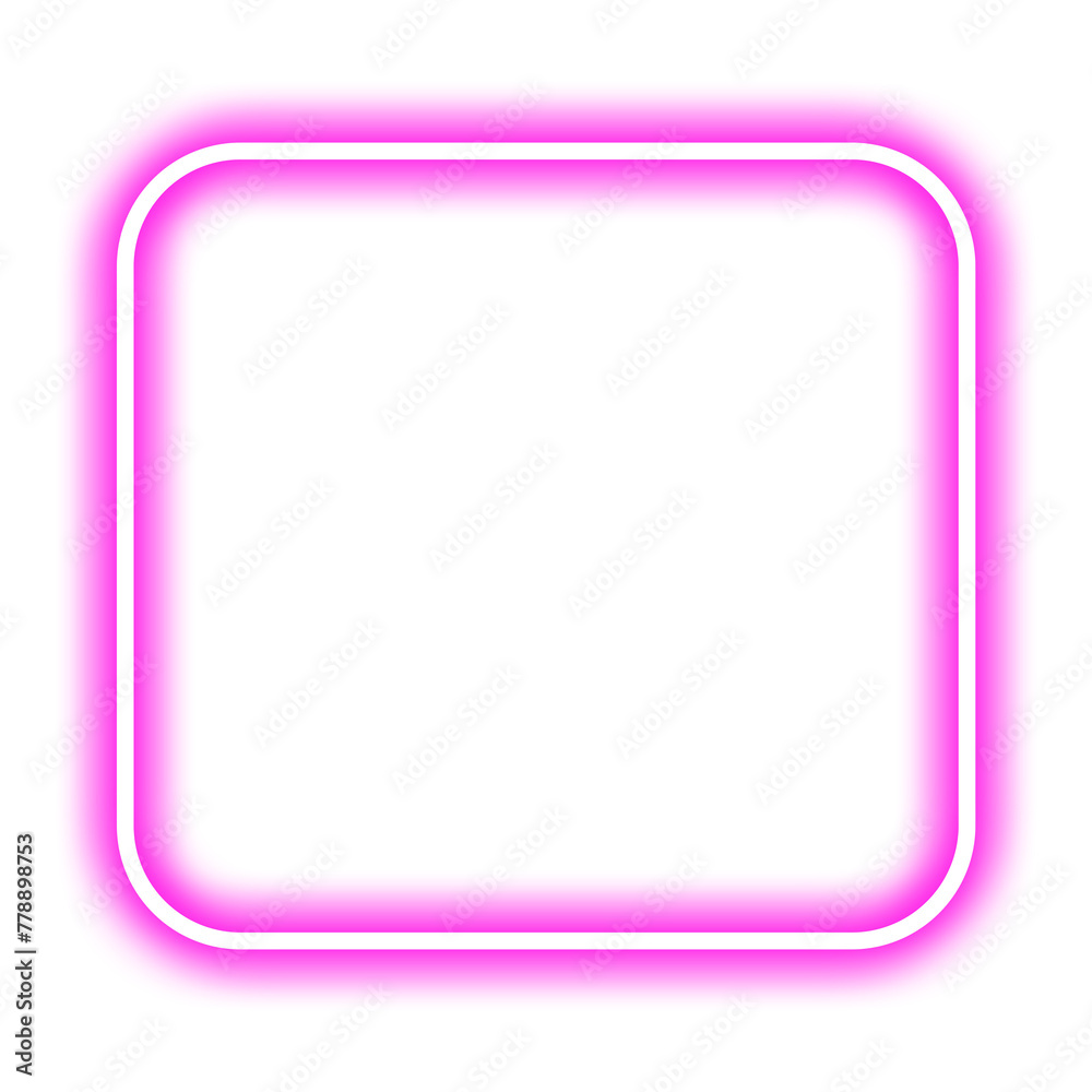 Neon Circle frame with colour Neon Circle frame with colour