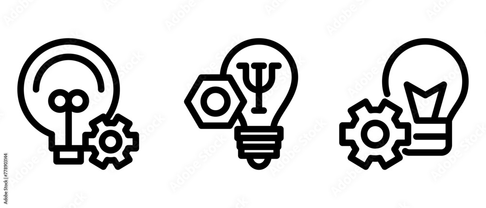 ideas icon or logo isolated sign symbol vector illustration - high quality black style vector icons