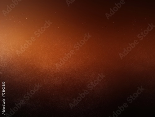 Brown black glowing grainy gradient background texture with blank copy space for text photo or product presentation 