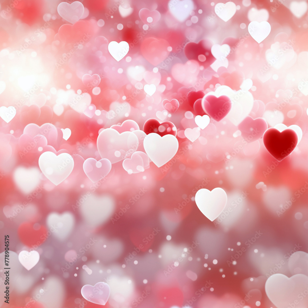 A valentine day valentines heart seamless background pattern