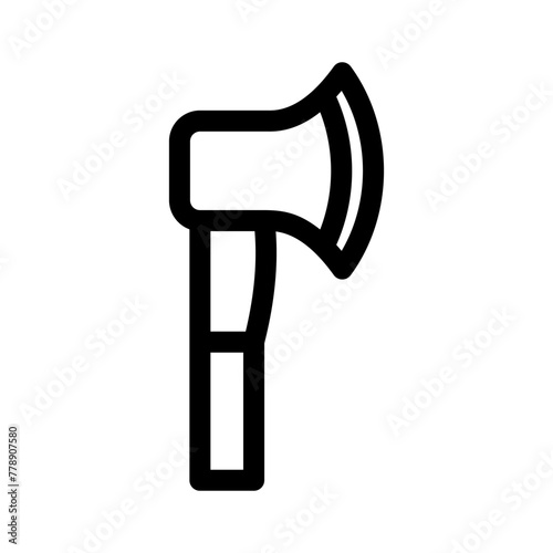 hatchet icon or logo isolated sign symbol vector illustration - high quality black style vector icons