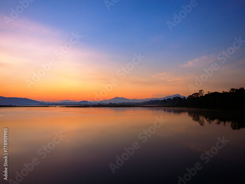 Morning at the reservoir © saksuvan