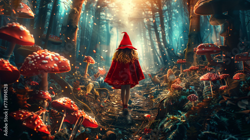 Fantasy, Creatures, Trolls, Mushrooms, 