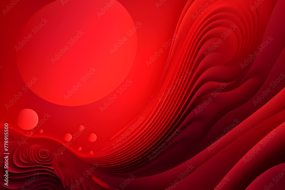 Obraz premium red abstract background made by midjourney